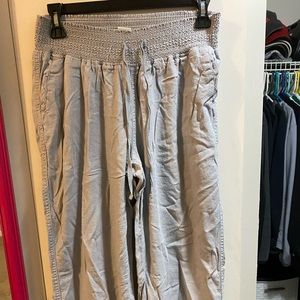 Gray beach pants